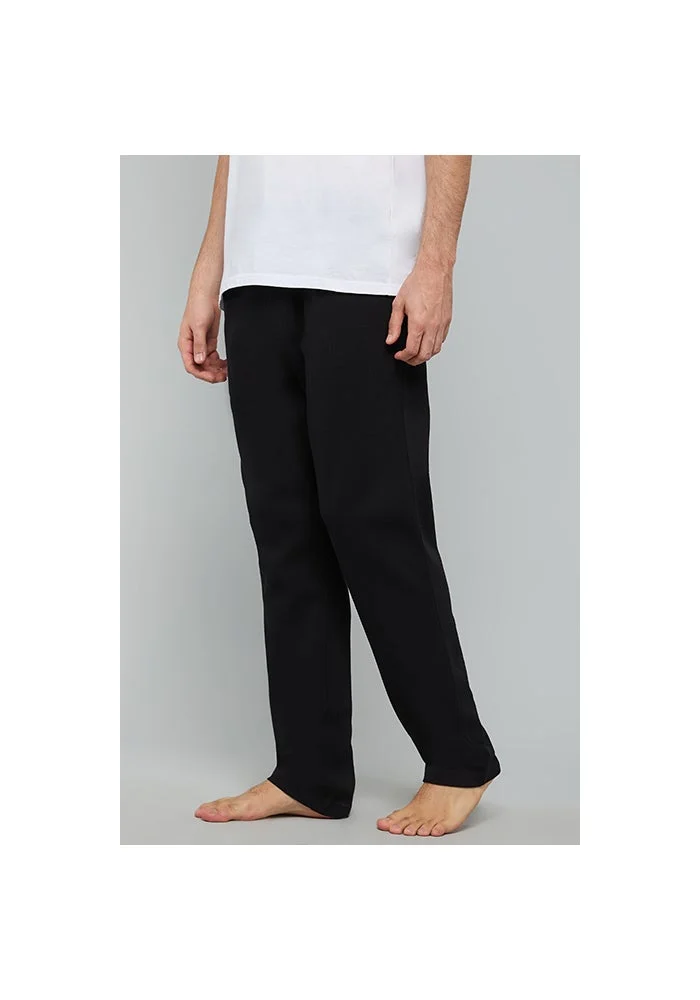 R&b  Solid Lounge Pants with Drawstring Waist for Men | Best Price UAE