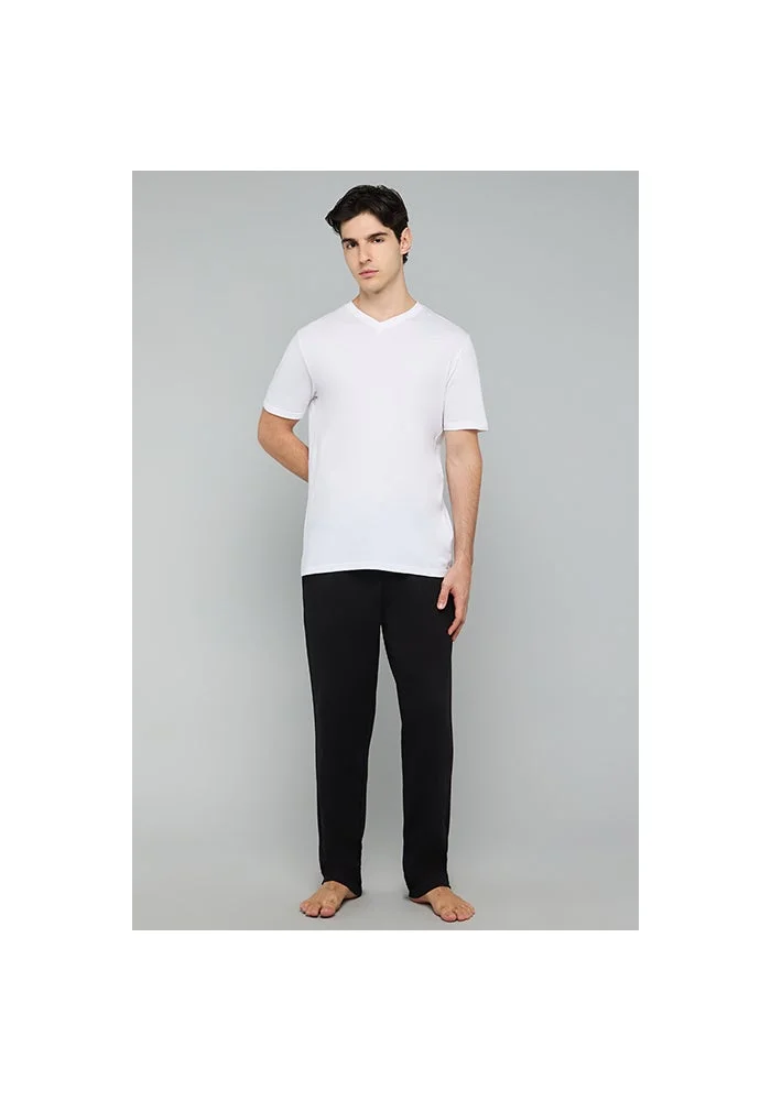 R&b Solid Lounge Pants with Drawstring Waist