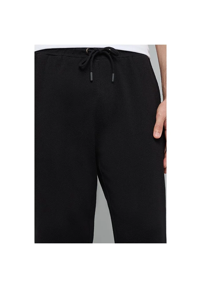 R&b  Solid Lounge Pants with Drawstring Waist for Men | Best Price UAE