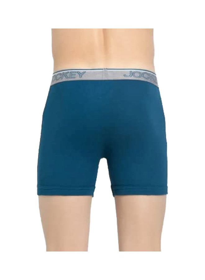 JOCKEY - Jockey 8009 Men Super Combed Cotton Rib Solid Boxer Brief with Ultra soft Waistband Pack of 2 - Image 1