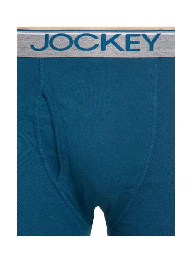 JOCKEY - Jockey 8009 Men Super Combed Cotton Rib Solid Boxer Brief with Ultra soft Waistband Pack of 2 - Image 1
