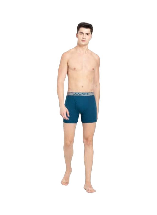 JOCKEY - Jockey 8009 Men Super Combed Cotton Rib Solid Boxer Brief with Ultra soft Waistband Pack of 2 - Image 1