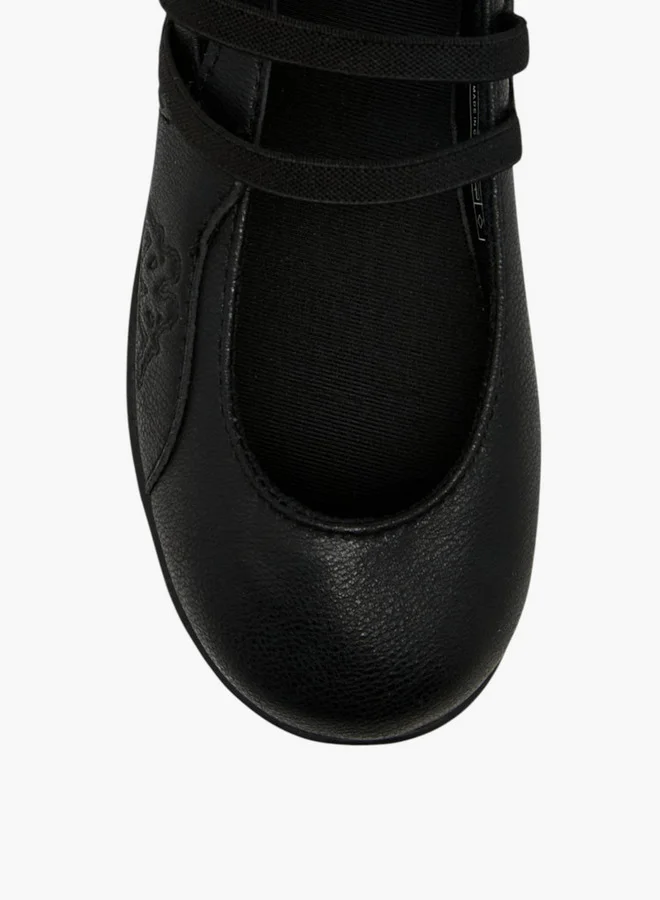 Kappa Girls' Solid School Shoes with Elasticated Strap