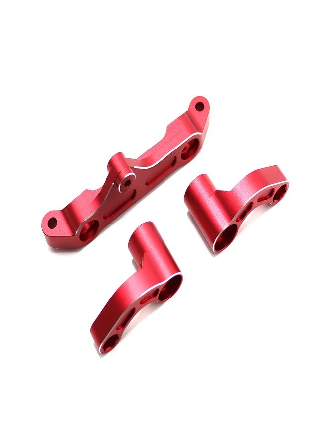 Mesimsple Alloy Steering Bellcrank Set ARA340153 for Arrma 1/5 Kraton 8S BLX Steering Saver & Outcast EXB Servo Saver Upgrade Parts Red - Image 1