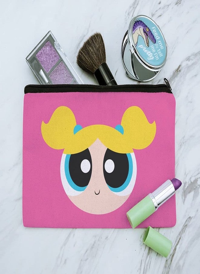 GRAPHICS & MORE Powerpuff Girls Bubbles Head Makeup Cosmetic Bag Organizer Pouch - Image 2