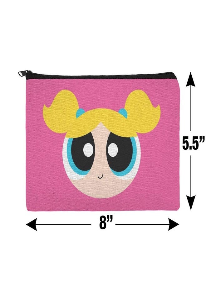 GRAPHICS & MORE Powerpuff Girls Bubbles Head Makeup Cosmetic Bag Organizer Pouch - Image 4