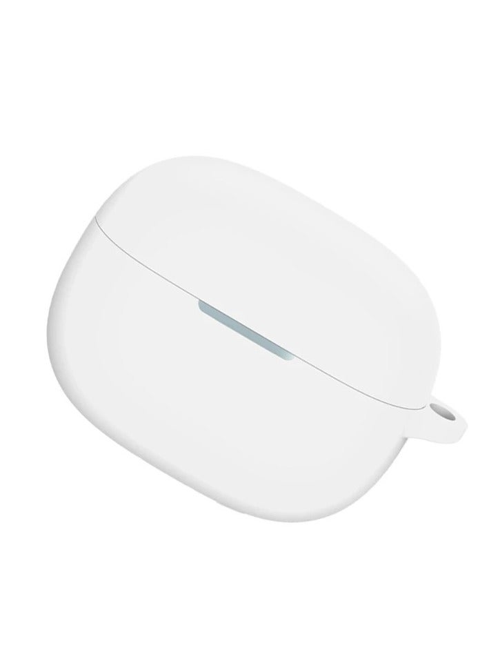 Earphone Protective Case Suitable For Redmi Buds 5 Pro Cover Shockproof Shell Washable Silicone Housing Anti Dust Sleeve Frame (White)  - Image 3