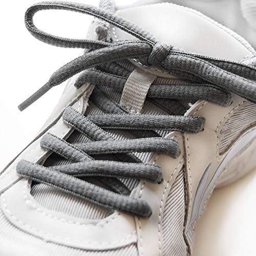 Lace Kings رباط أحذية كينغز الدائري (رمادي داكن - 40 بوصة) - Image 3