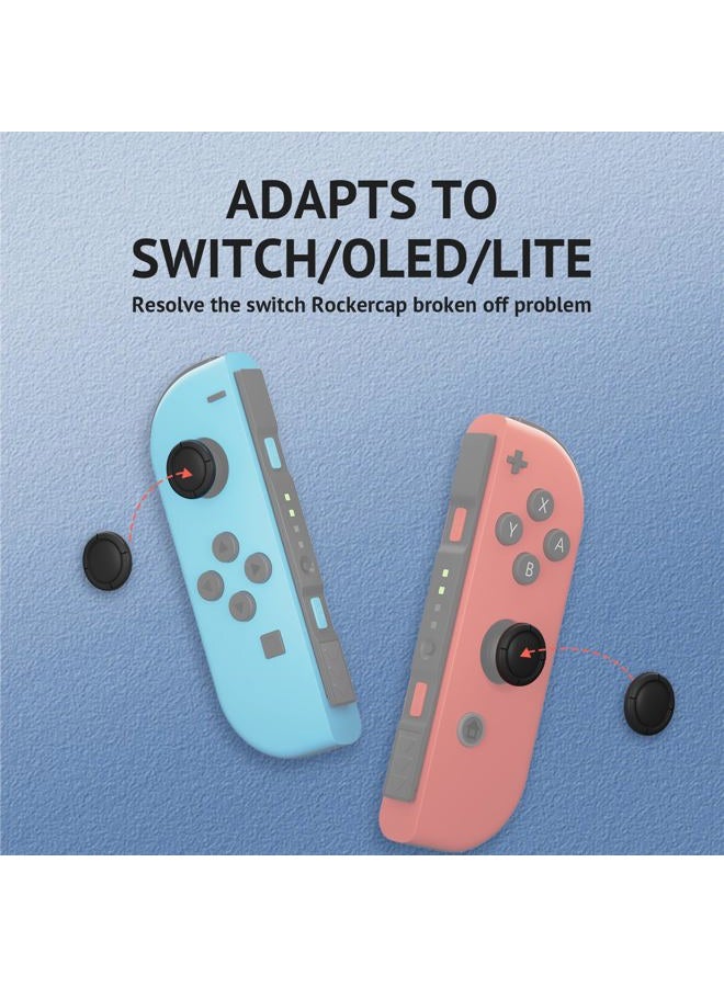 SFIELCAPA 6Pcs Silicone Analog Stick Covers for Nintendo Switch, OLED, Switch Lite, Joycon Controller Thumb Grips, Joystick Replacement Caps - Image 3