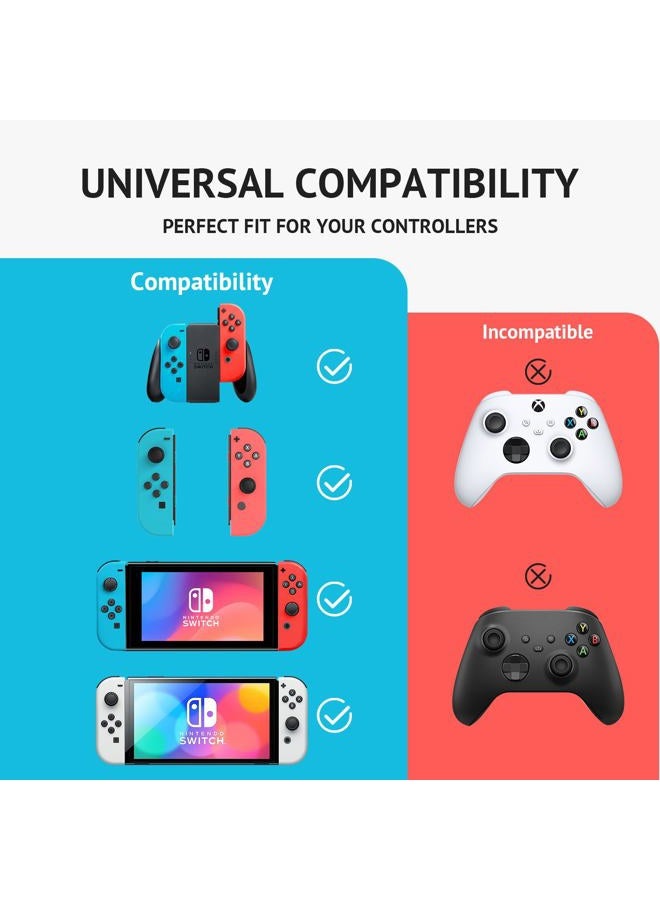 SFIELCAPA 6Pcs Silicone Analog Stick Covers for Nintendo Switch, OLED, Switch Lite, Joycon Controller Thumb Grips, Joystick Replacement Caps - Image 4