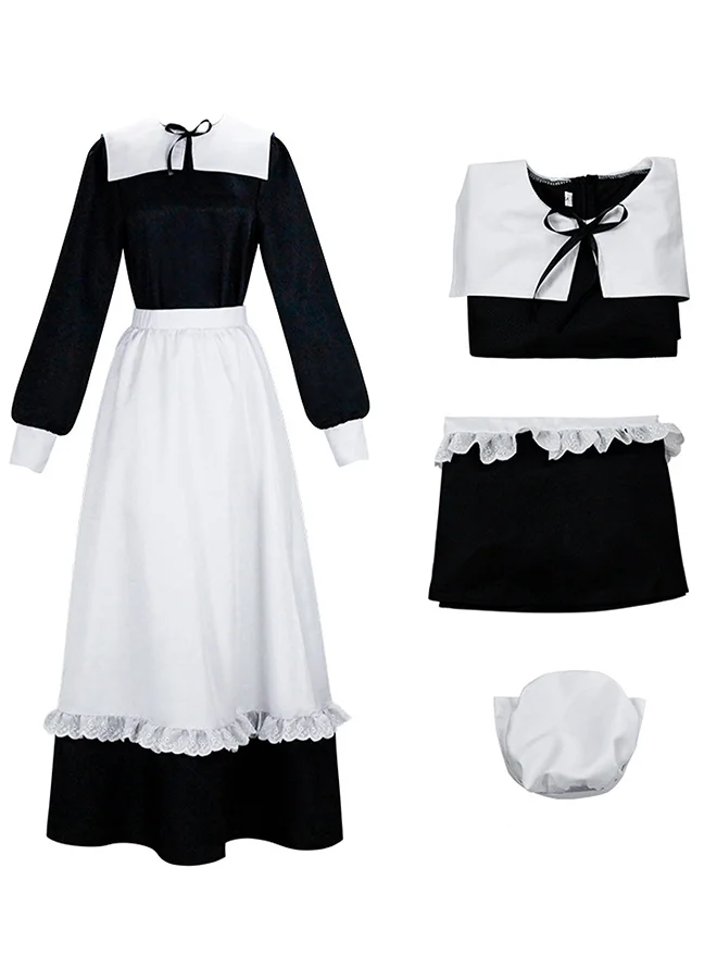 LITTLE SURPRISE BOX  Little Surprise Box, The Royal Housekeeper, Kids Halloween Costume Fancy Dress Up-4-6Y  | Best Price UAE