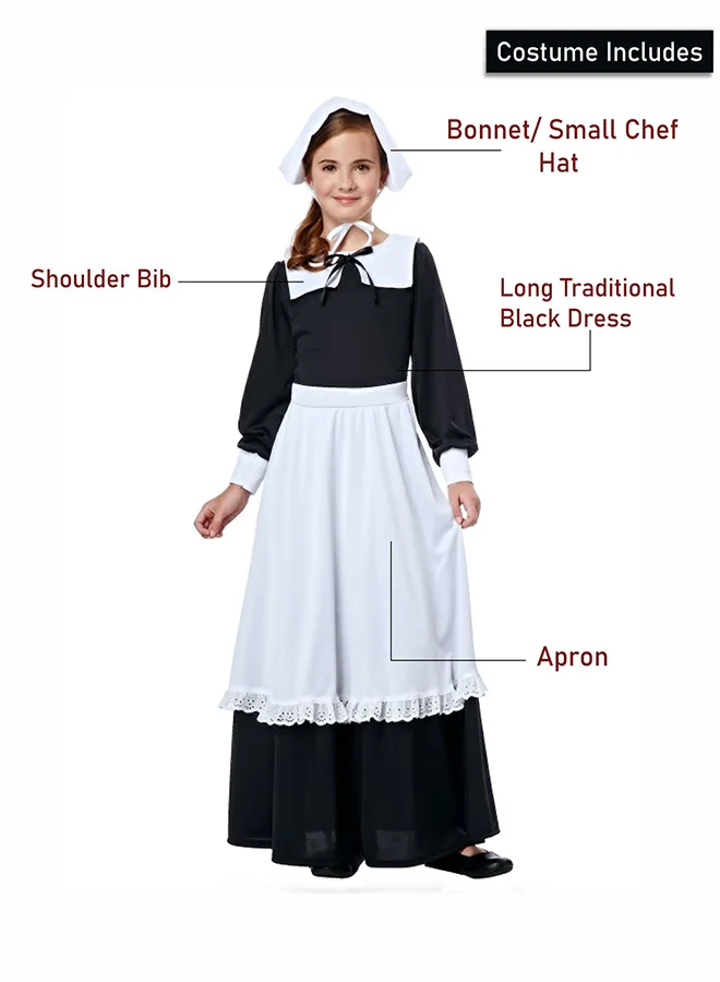 LITTLE SURPRISE BOX  Little Surprise Box, The Royal Housekeeper, Kids Halloween Costume Fancy Dress Up-4-6Y  | Best Price UAE
