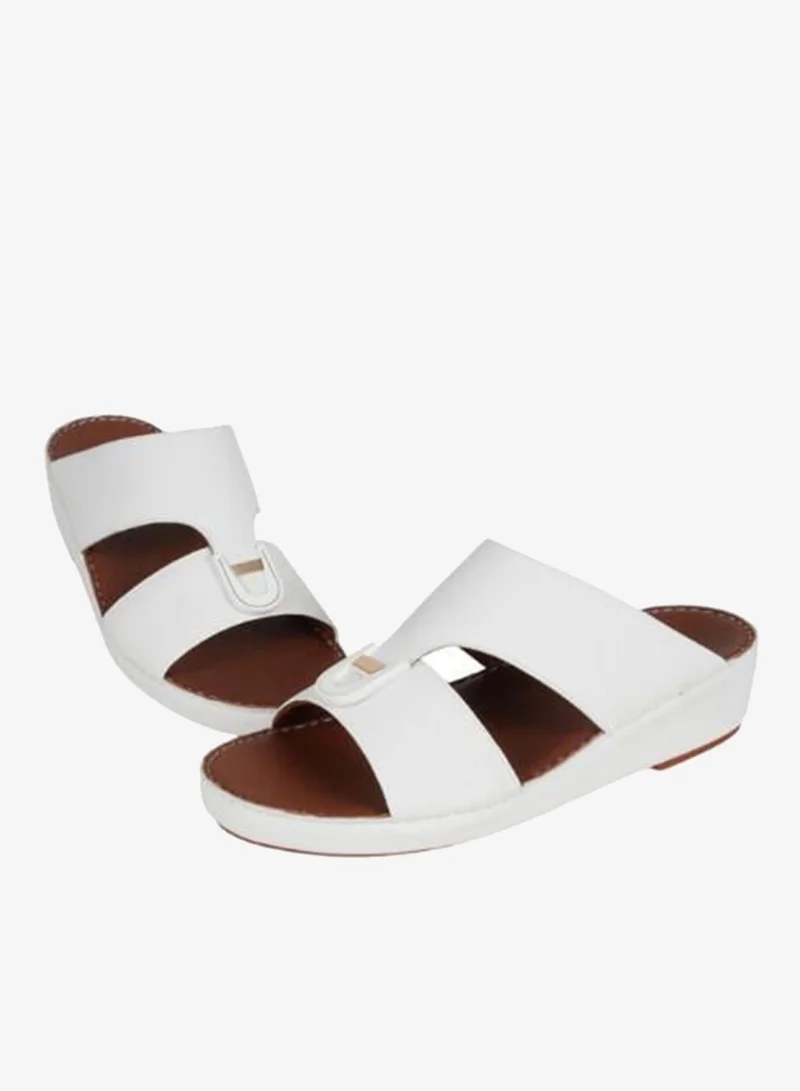 barjeel uno White 008-3818 Barjeel Uno Mens Arabic Sandals BS 44 White for Men | Best Price UAE
