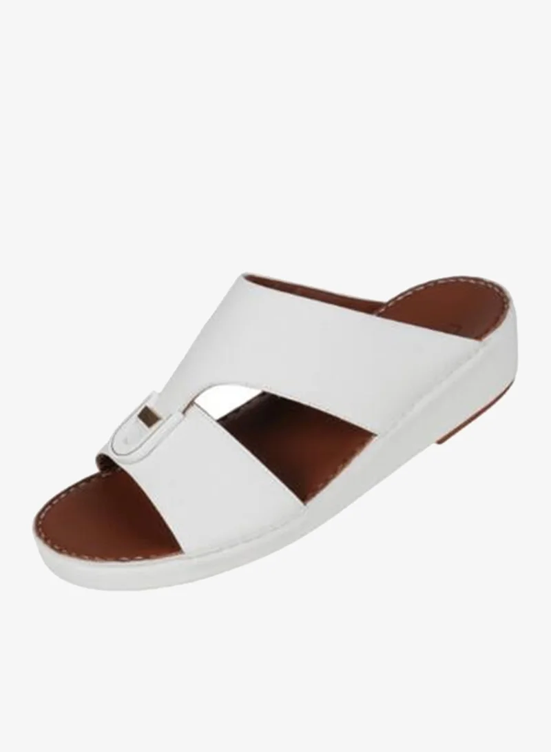 008-3818 Barjeel Uno Mens Arabic Sandals BS 44 White
