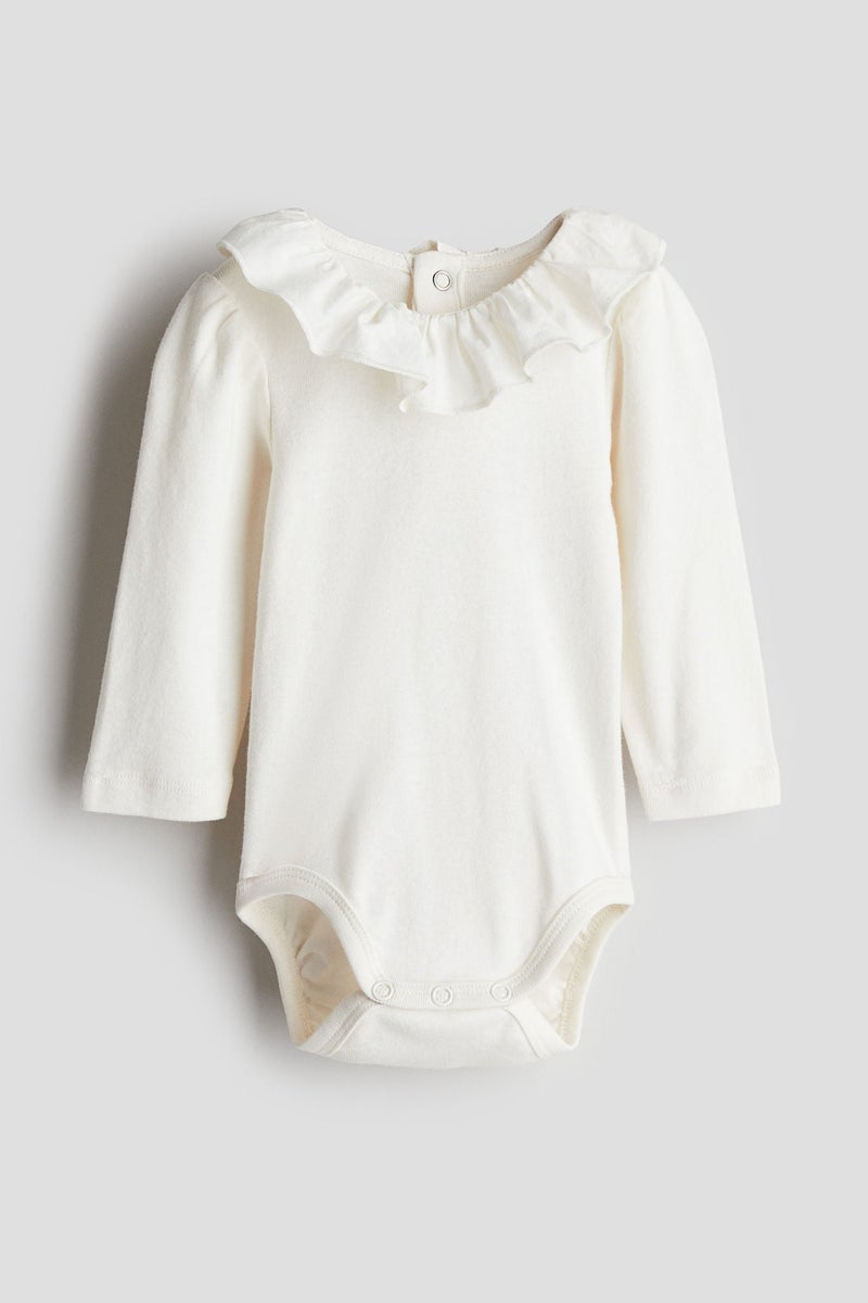 H&M Frill-Collar Bodysuit - Image 1