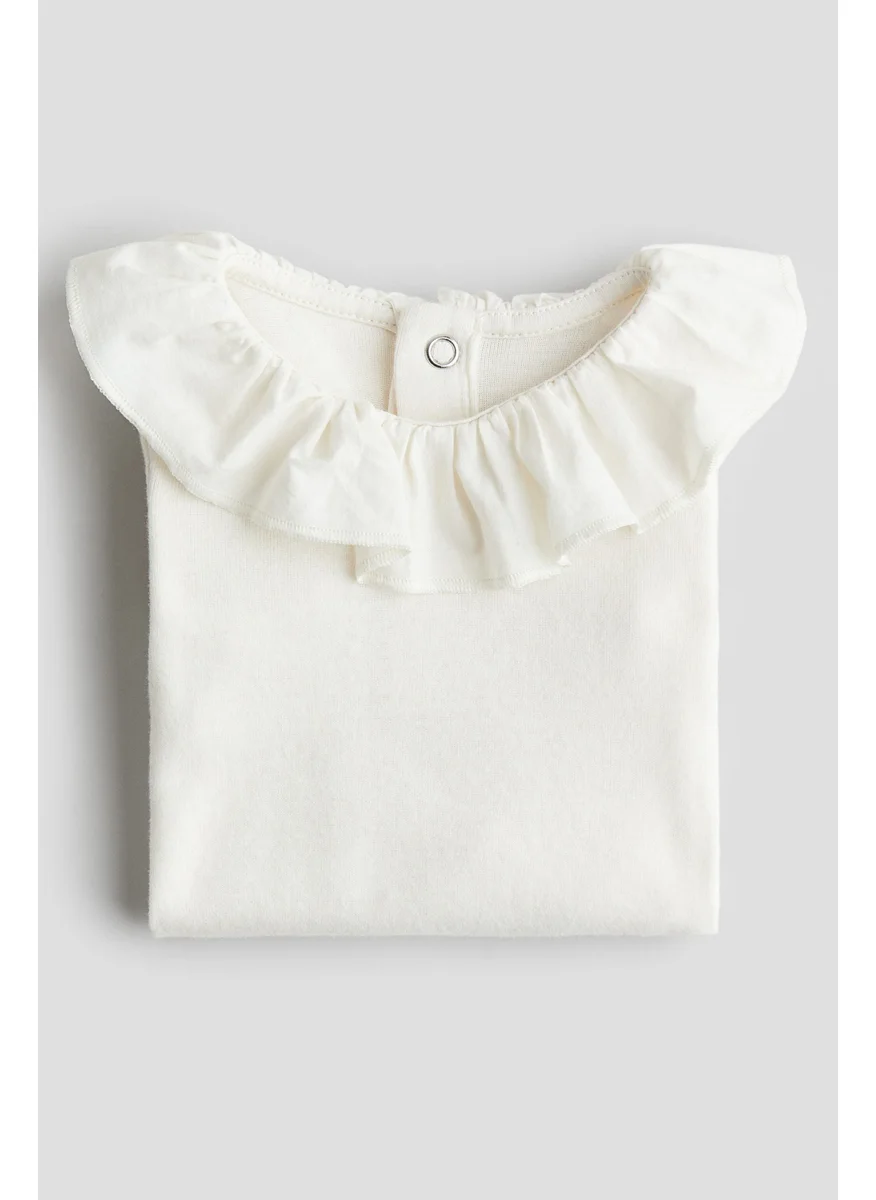 H&M Frill-Collar Bodysuit