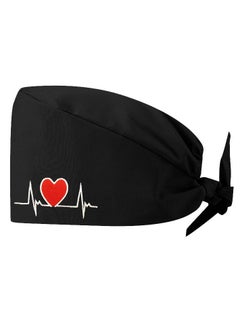 Gasin Medical Cotton Surgical Cap Fluffy Cap Black  - Image 1