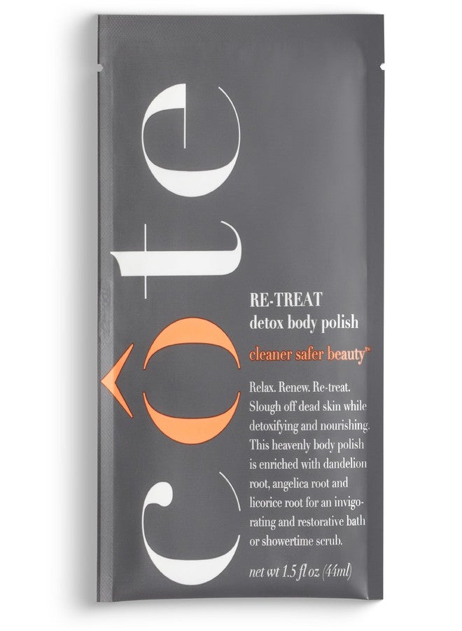 Cote Shop Re-Treat Exfoliating Detox Body Polish Scrub - Dandelion, Liquorice & angelica root Infused with essential oils for Face & Body, Exfoliating Facial 1.5 Fl oz (Pack of 03) - Image 2
