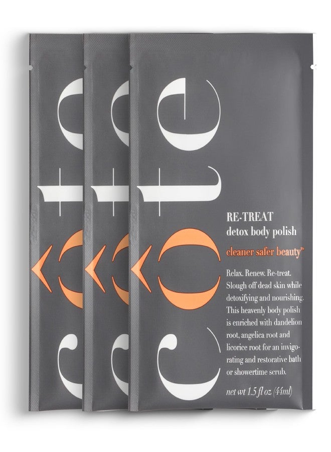 Cote Shop Re-Treat Exfoliating Detox Body Polish Scrub - Dandelion, Liquorice & angelica root Infused with essential oils for Face & Body, Exfoliating Facial 1.5 Fl oz (Pack of 03) - Image 1