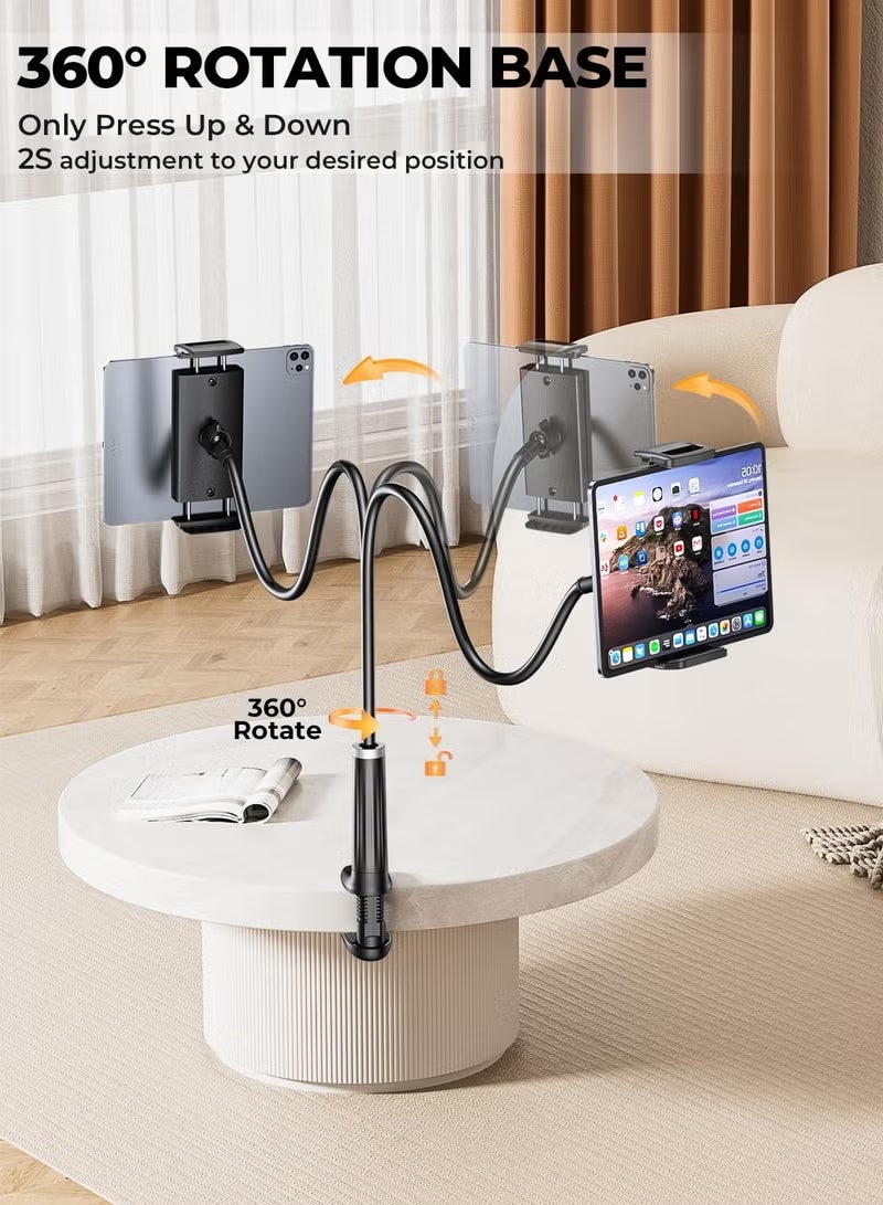 MIGA 360° Rotating Tablet Phone Holder Spiral Base Lazy Stand Mobile Phone Tablet Bedside Stand Bed Lazy Stand - Image 2
