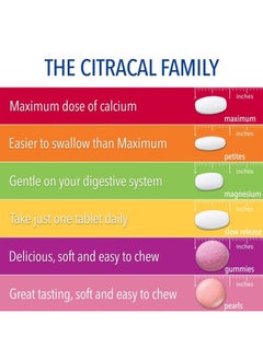 CITRACAL Calcium +D3 Slow Release 1200, 80 Coated Caplets  - Image 4