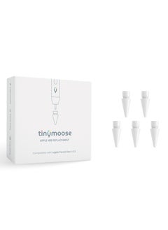 TinyMoose 5-piece Apple Pencil Tip Replacement for Apple Pencil Gen 1 & 2  - Image 1