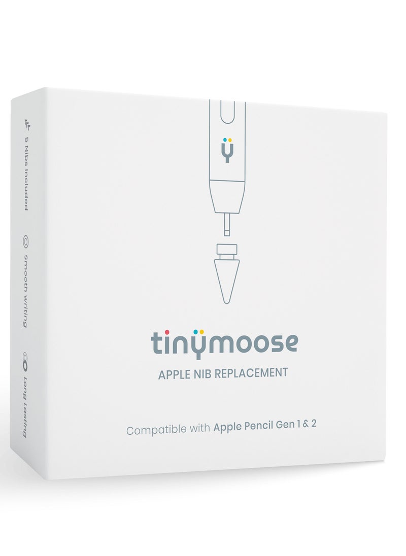 TinyMoose 5-piece Apple Pencil Tip Replacement for Apple Pencil Gen 1 & 2  - Image 2