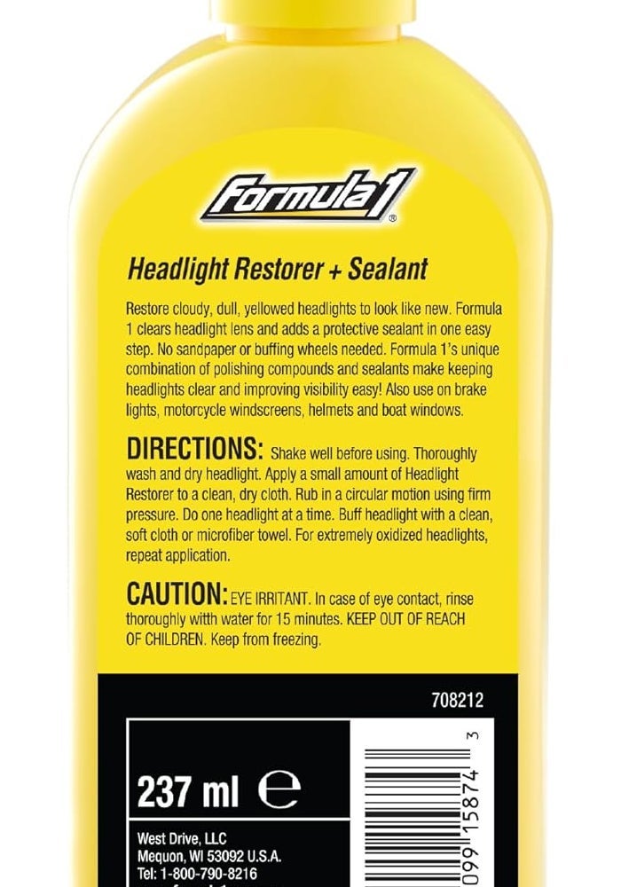 Formula 1 Headlight Restorer And Sealant - Image 2