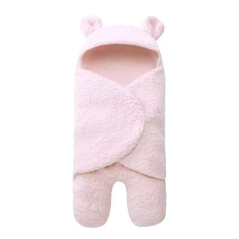 BRANDONN New Born Baby Blankets Combo Pack of Wrapper Cum Sleeping Bag with Baby Bath Towel Pack of 2 - Image 4