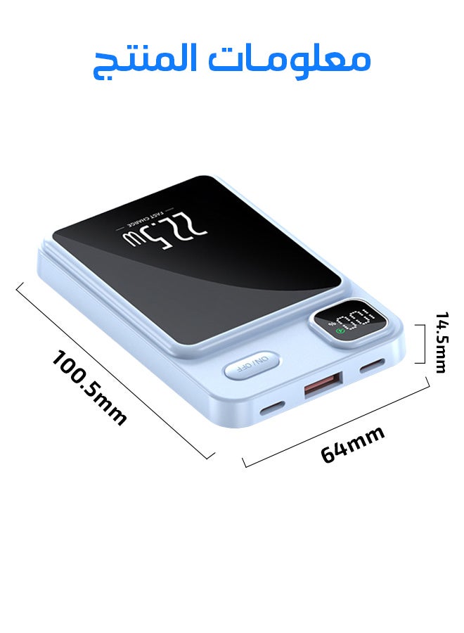 Ultra-thin aluminum alloy magnetic power bank, battery PowerCore 5K, 5000mAh Power Bank  - Image 4