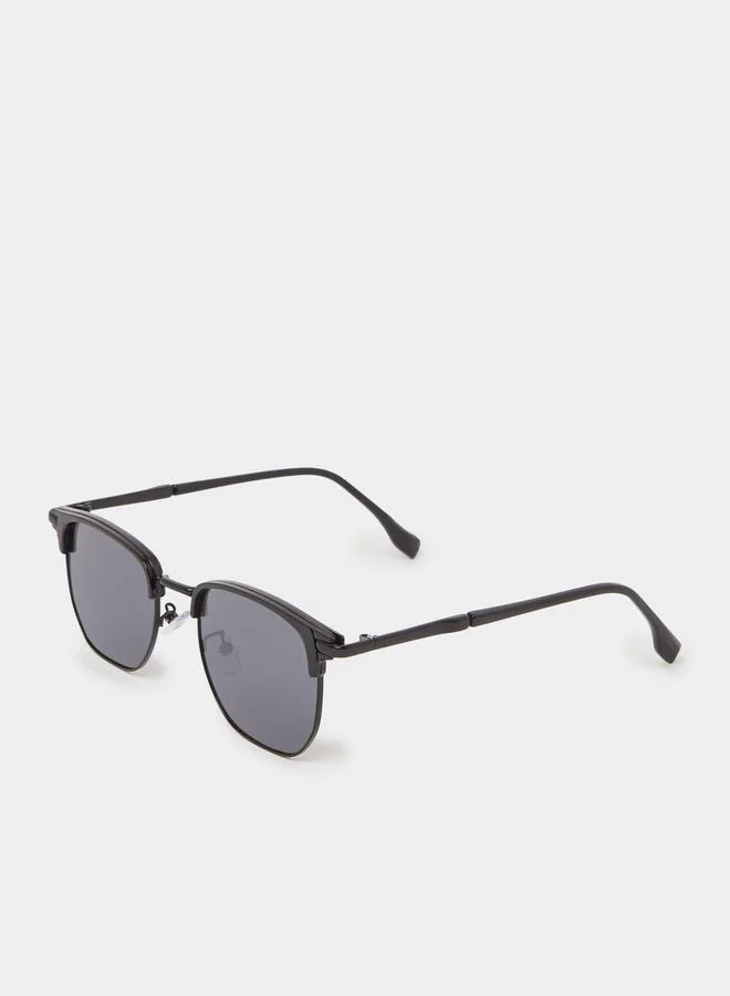 Styli Square Frame Sunglasses with Nose Pads