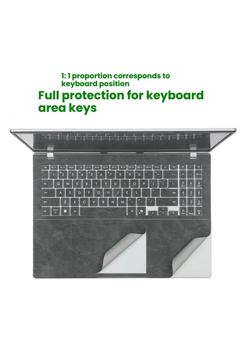 general Laptop Sticker Sleeve for ASUS VivoBook Pro 16 2025 [S3607C] Laptop Scratch Resistant Stickers 3-Sided Laptop Film Laptop Film - Image 3