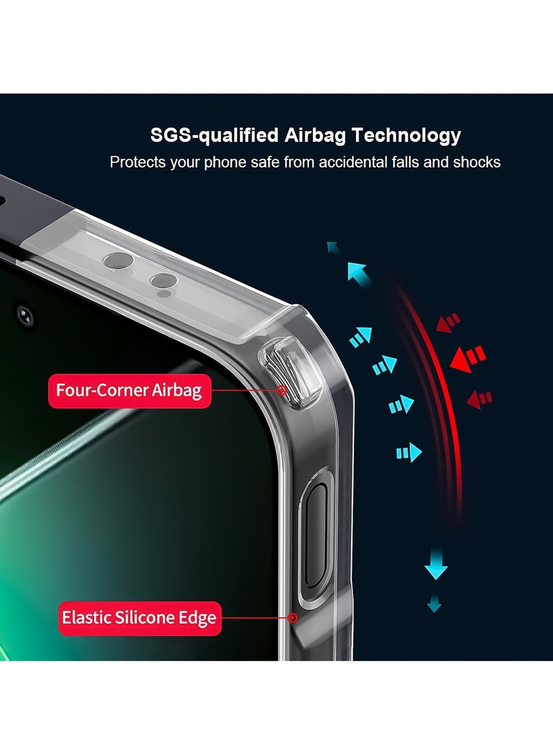 For Infinix GT 30 Pro Cover, Camera Lens Protection Back Cover, TPU+PC Shockproof Bumper Mobile Phone Case, Anti-Yellowing Slim Fit Protective Casing  - Image 4