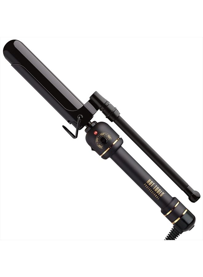 Hot Tools مكواة مارسل سوداء ذهبية للمحترفين | لتسريحات ناعمة ولامعة إضافية (1-1/4") - Image 1