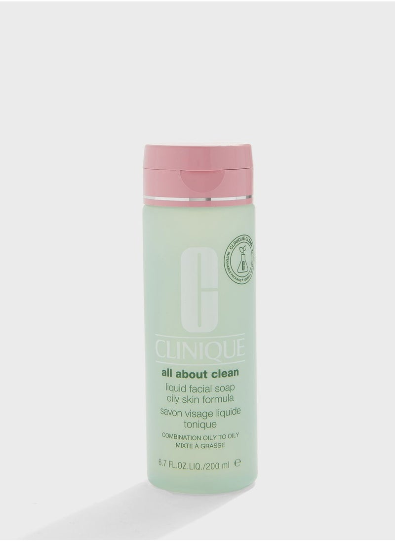 CLINIQUE Liquid Face Wash - Oily Skin Formula 200ml  - Image 1