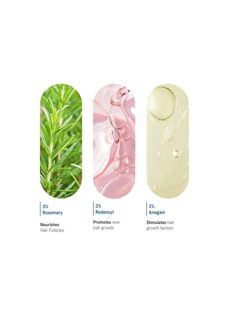 Be Bodywise 3% Redensyl & Rosemary Hair Growth Serum (Roll On) | Pack of 1 | 2% Anagain | Thicker & Stronger Hair | Prevents Hairfall & Stimulates Hair Follicles | For All Hair Types | 25 ml - Image 5