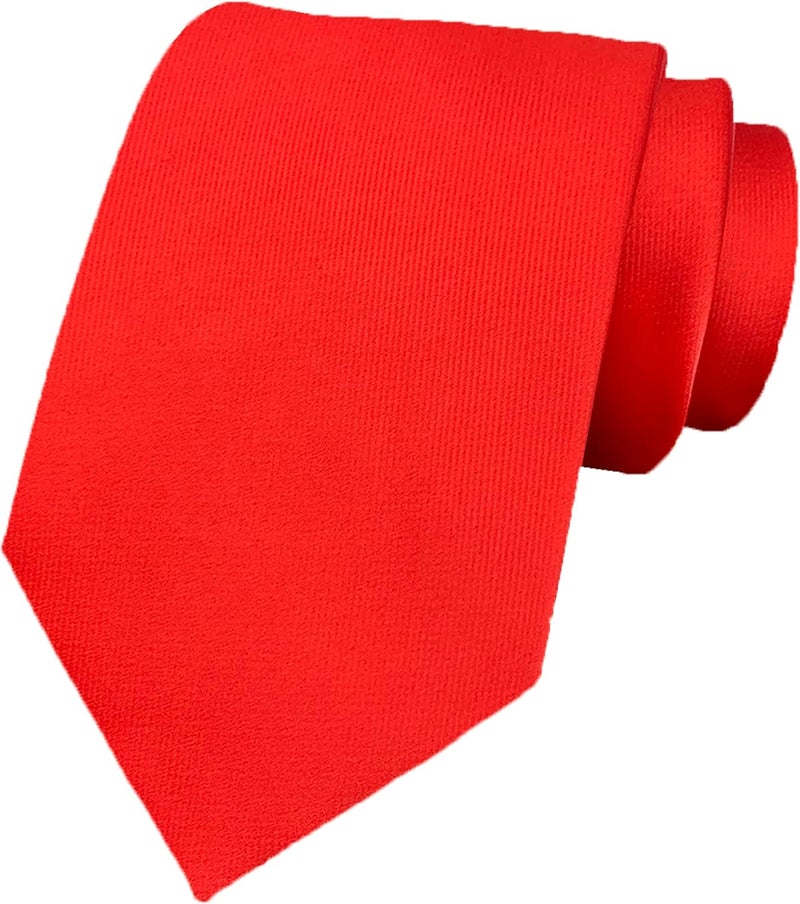 MENDENG Store Men's Classic Necktie Jacquard Woven Ties for Men Formal Business Ties Wedding Party Groomsmen Black Tie - Image 1
