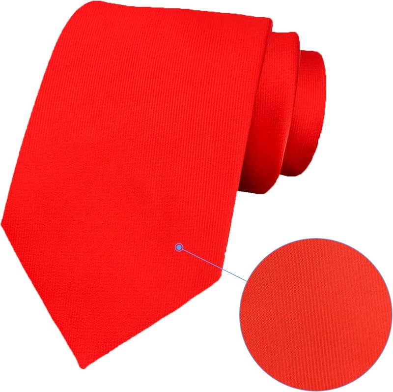 MENDENG Store Men's Classic Necktie Jacquard Woven Ties for Men Formal Business Ties Wedding Party Groomsmen Black Tie - Image 4