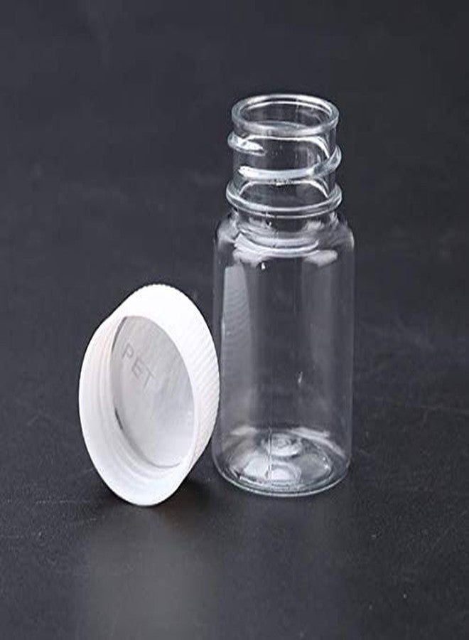 LASSUM 10PCS Empty Plastic Medicine Pill Bottle Container Solid Powder Medicine Chemical Bottles,20ML - Image 5