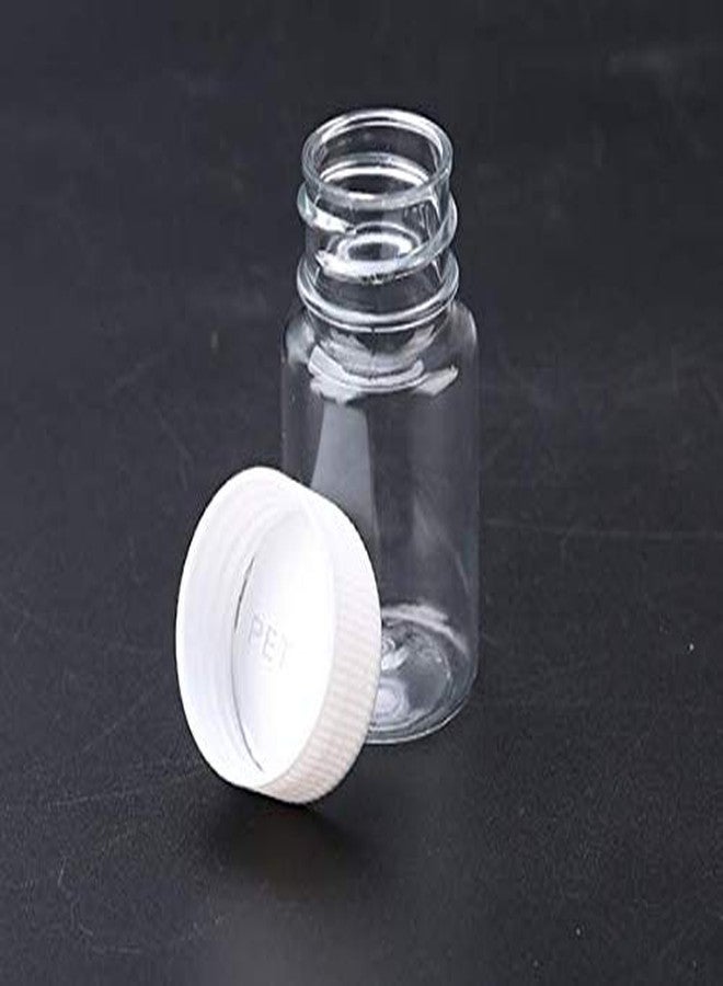 LASSUM 10PCS Empty Plastic Medicine Pill Bottle Container Solid Powder Medicine Chemical Bottles,20ML - Image 4