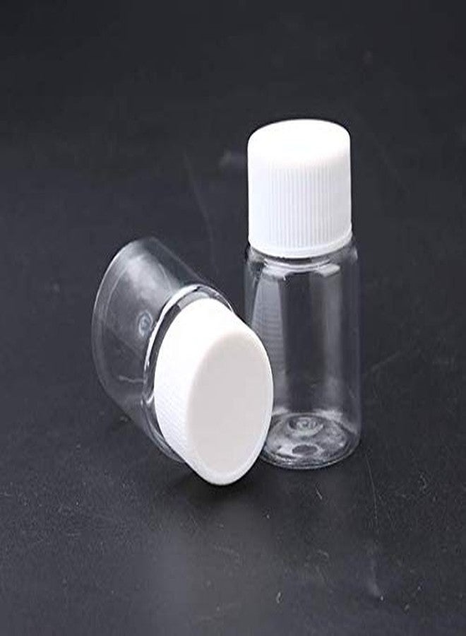 LASSUM 10PCS Empty Plastic Medicine Pill Bottle Container Solid Powder Medicine Chemical Bottles,20ML - Image 3