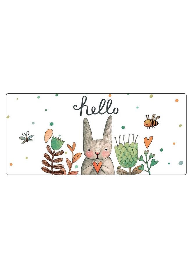 BURAQ - Cute Cartoon Non-Slip Desk Mat, Size: 400 x 900 x 1.5mm Not Overlocked(006) - Image 1