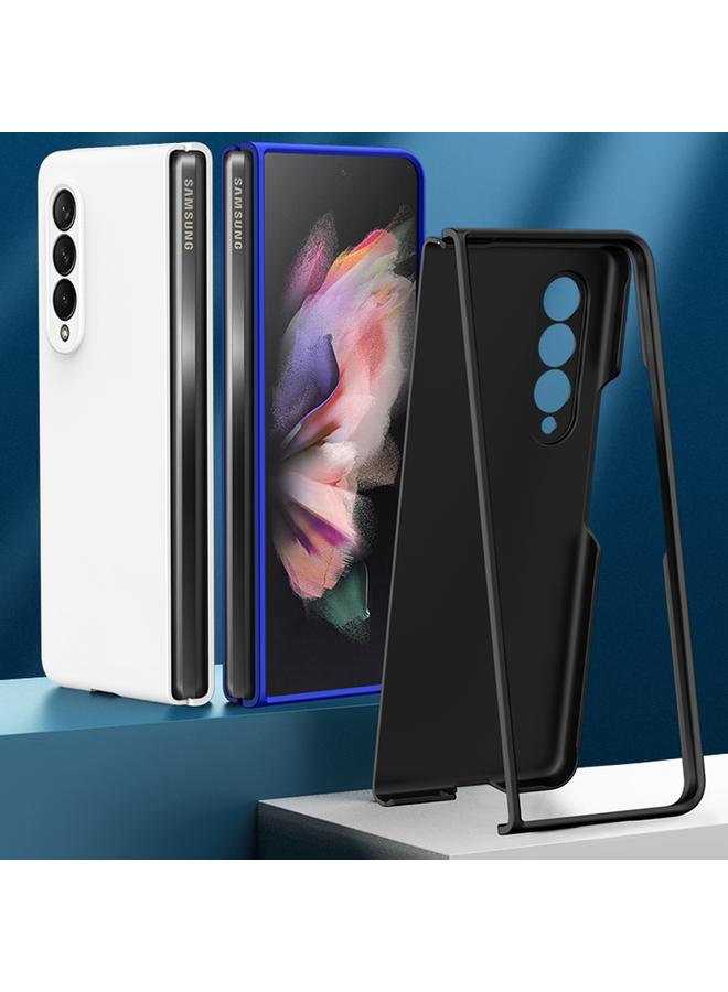 اس-توب جراب لهاتف Samsung Galaxy Z Fold3 5G، جراب هاتف PC مُرشوش بالزيت - Image 2