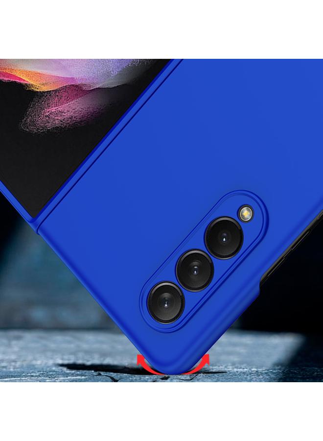 اس-توب جراب لهاتف Samsung Galaxy Z Fold3 5G، جراب هاتف PC مُرشوش بالزيت - Image 4