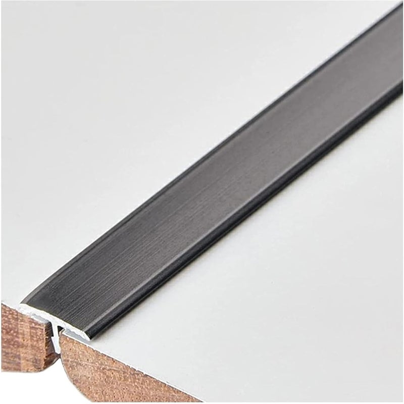 JCAKES Floor Transition Strip Metal Floor Transition Strip T-Moulding Aluminum Alloy Flooring Transition Strip for Doorways for Tiles for Doorways Decorate (Size : 90cm, Style : A) - Image 1