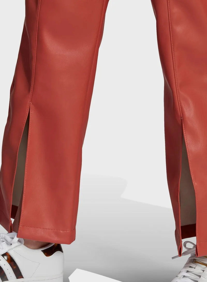 adidas Originals Faux Leather Track Pants