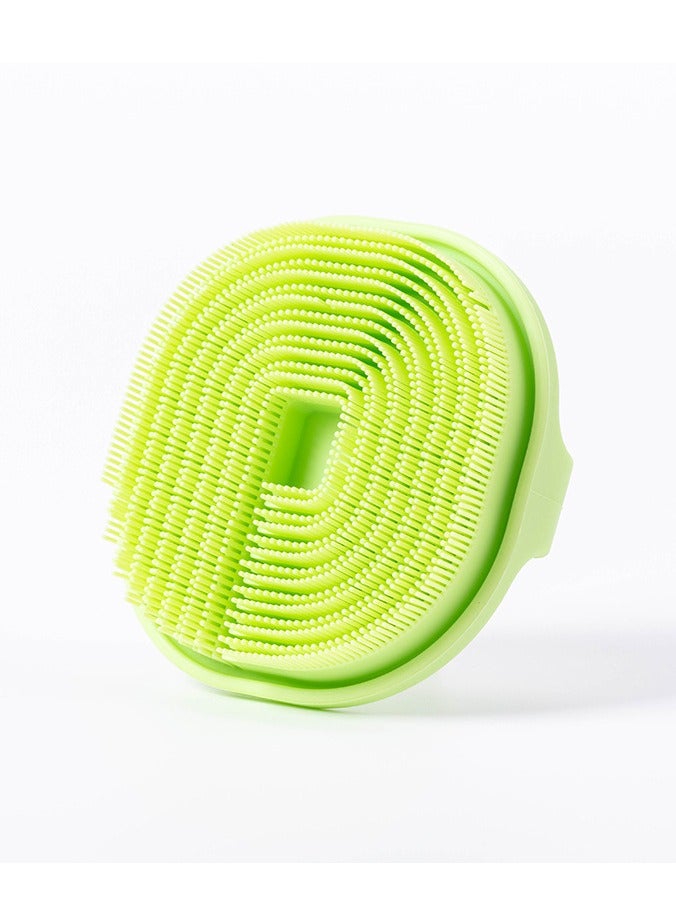 عام مقشر للجسم من السيليكون، مقشر استحمام مقشر، فرشاة استحمام للجسم، تقشير فعال للاستحمام وتدليك لطيف، رغوة جيدة، مقبض غير قابل للانزلاق - Image 1