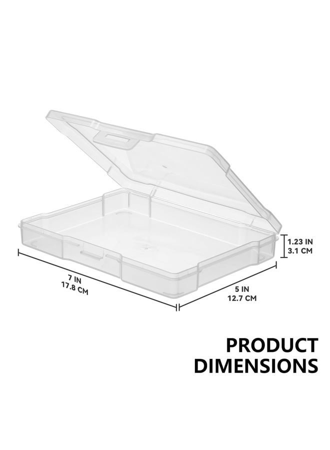 Novelinks Transparent 5" x 7" Photo Storage Boxes - Photos Organizer Cases Photo Keeper picture organizer photo boxes storage for Photos (12) - Image 2