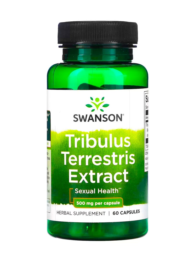 سوانسون مستخلص تريبولوس تيريستريس  500 ملجم  60 كبسولة