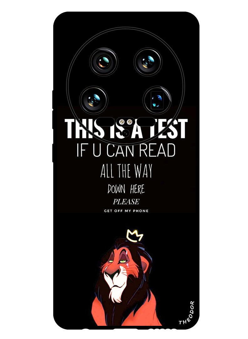 Theodor Protective Case Anti Scratch Shock Proof Bumper Cover For Xiaomi 14 Ultra This is a Test - Image 1